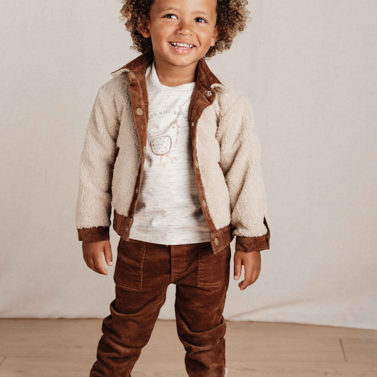 LITTLE DUTCH. Trousers Walnut brown - 86