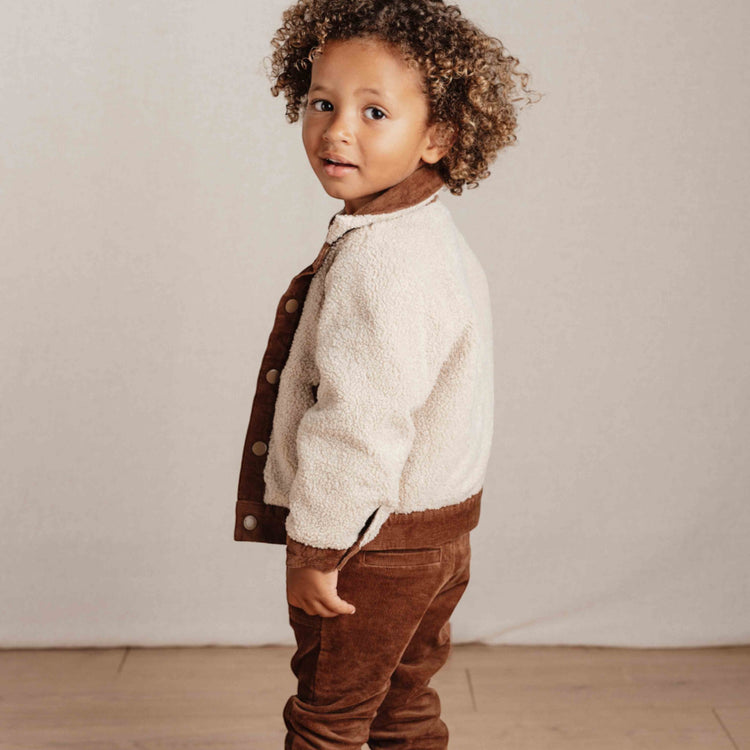 LITTLE DUTCH. Trousers Walnut brown - 92