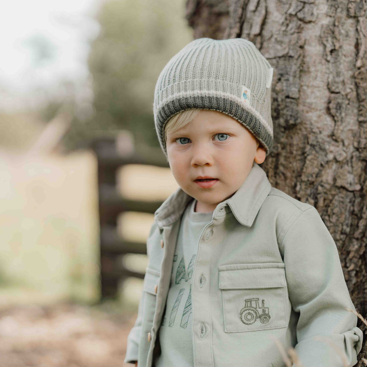 LITTLE DUTCH. Knitted cap Green