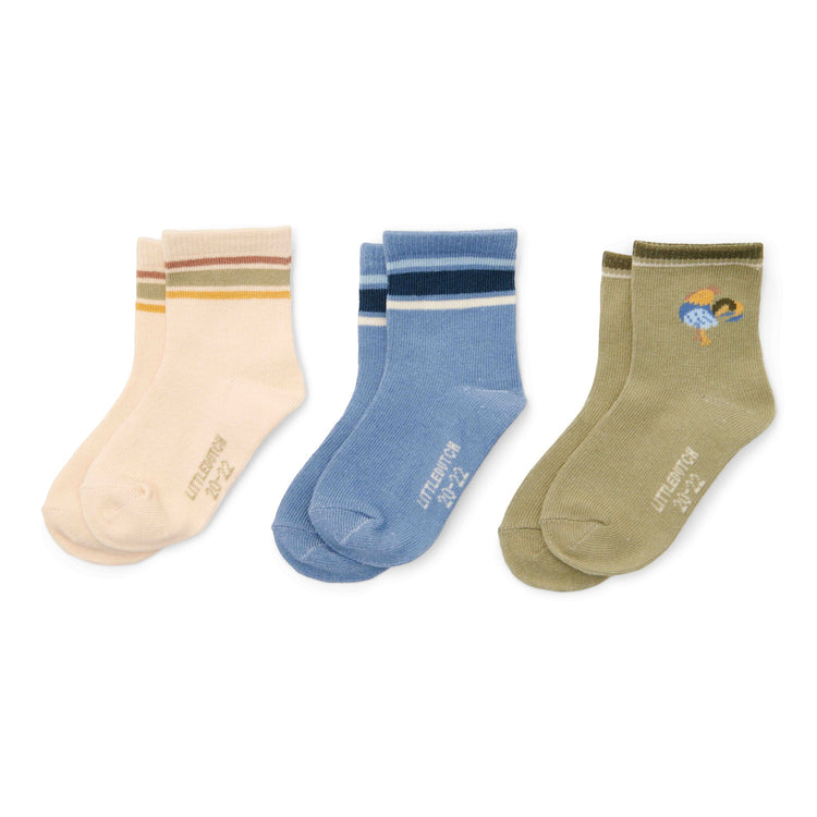 LITTLE DUTCH. Socks 3-pack Multi boys - 20/22 (12-24 months)