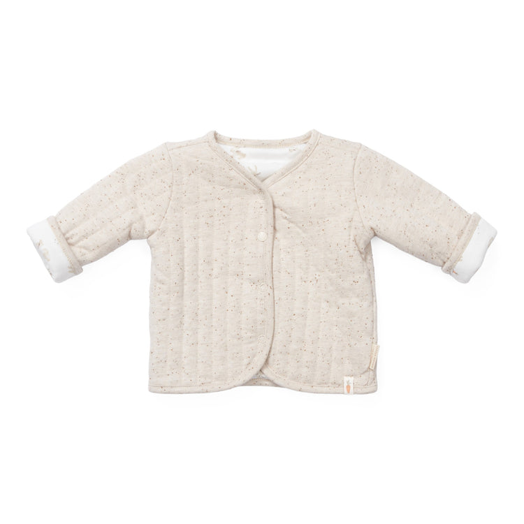 LITTLE DUTCH. Reversible jacket Baby Bunny/Nappy Sand - 50