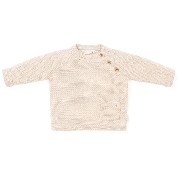 LITTLE DUTCH. Knitted sweater Sand - 62