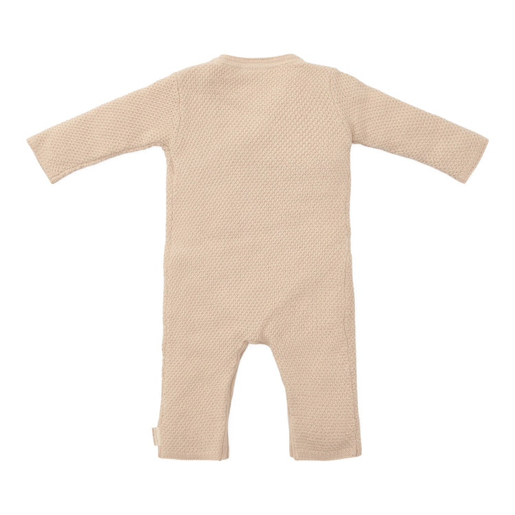 LITTLE DUTCH. Knitted one-piece wrap suit Sand - 68