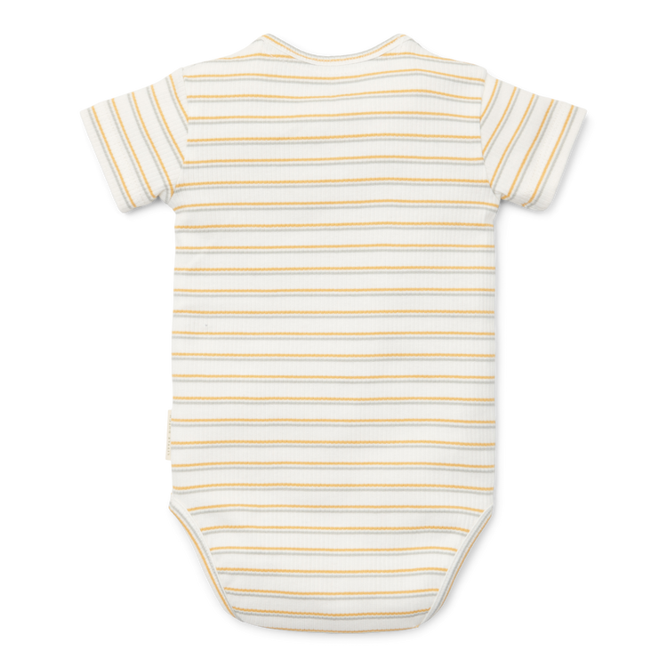 LITTLE DUTCH. Romper short sleeve Multi stripe - 62