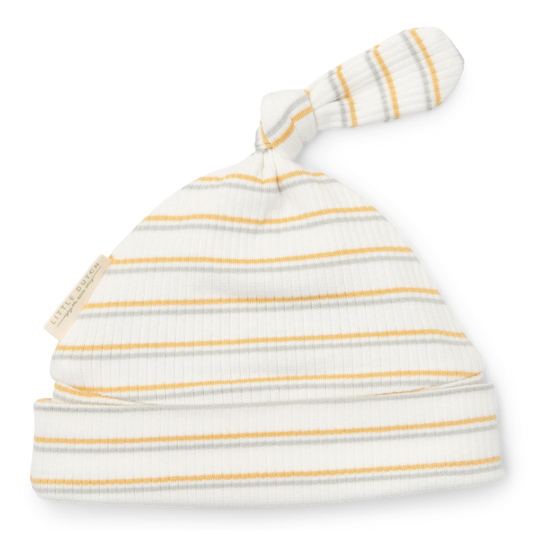 LITTLE DUTCH. Hat with button Multi stripe