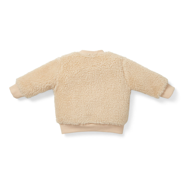 LITTLE DUTCH. Teddy sweater Sand - 86