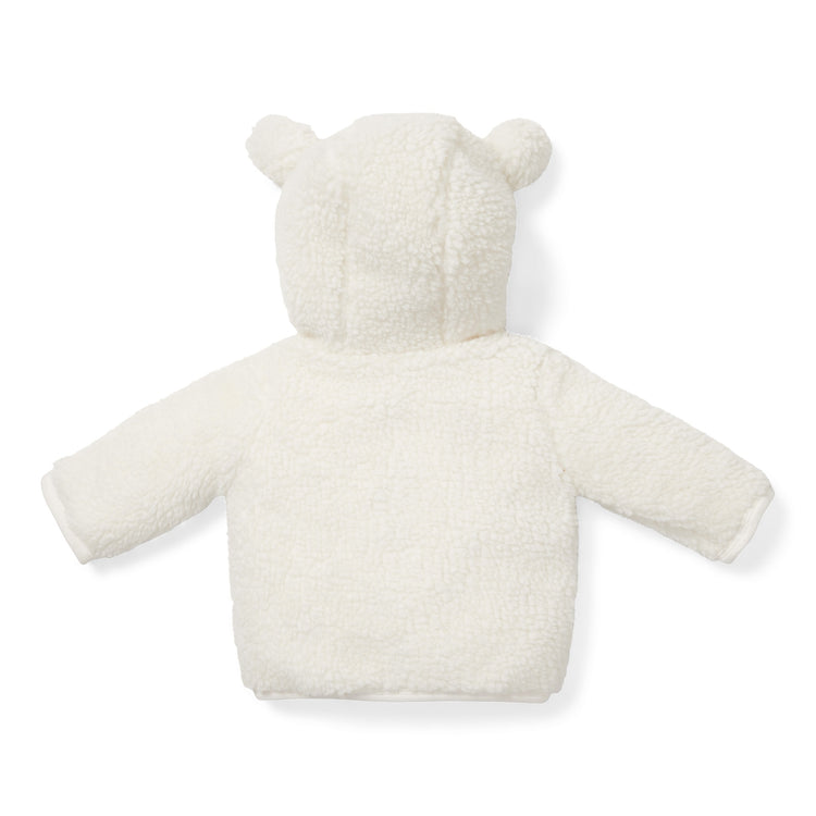 LITTLE DUTCH. Μπουφάν teddy Baby Bunny Off-White - No 104