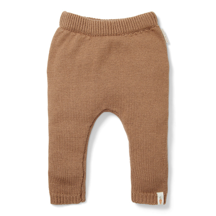 LITTLE DUTCH. Knitted trousers Brown