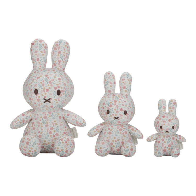 LITTLE DUTCH. Miffy Cuddle all-over print 15 cm - Lucky Blossom GRS