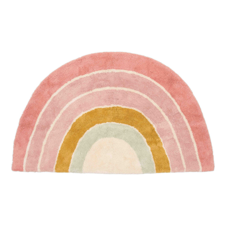 LITTLE DUTCH. Carpet Rainbow shape Pink with latex backing