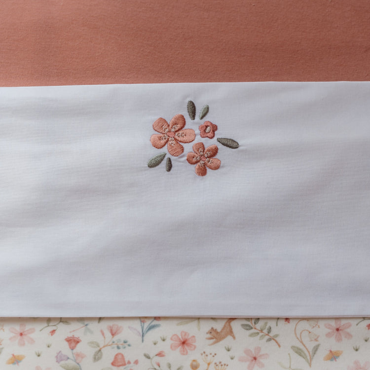 LITTLE DUTCH. Cot sheet Embroidered Fairy Flowers