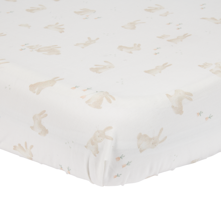 LITTLE DUTCH. Fitted sheet Baby Bunny 70x140/150