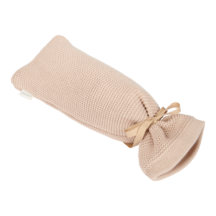 LITTLE DUTCH. Knitted hot-water bottle cover Beige