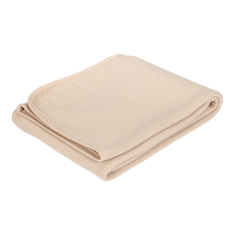 LITTLE DUTCH. Bassinet summer blanket Pure Beige