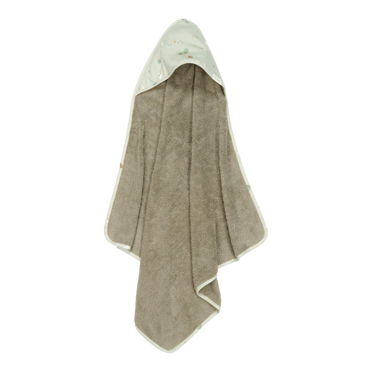 LITTLE DUTCH. Hooded towel Little Farm - 75 x 75