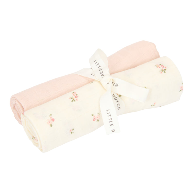 LITTLE DUTCH. Swaddles muslin Fairy Blossom / Blossom 70x70