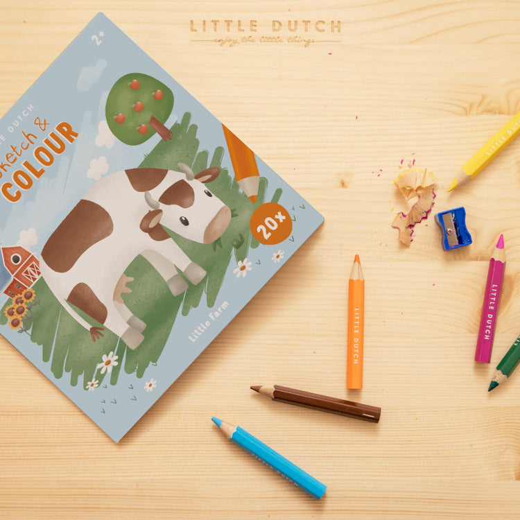 LITTLE DUTCH. Βιβλίο ζωγραφικής Little Farm