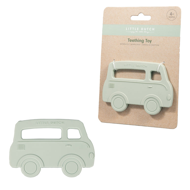 LITTLE DUTCH. Silicone Teething Ring Bus