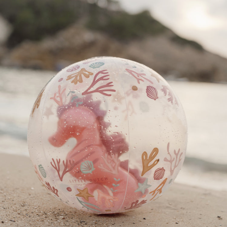 LITTLE DUTCH. 3D Beach ball Ocean Dreams Pink