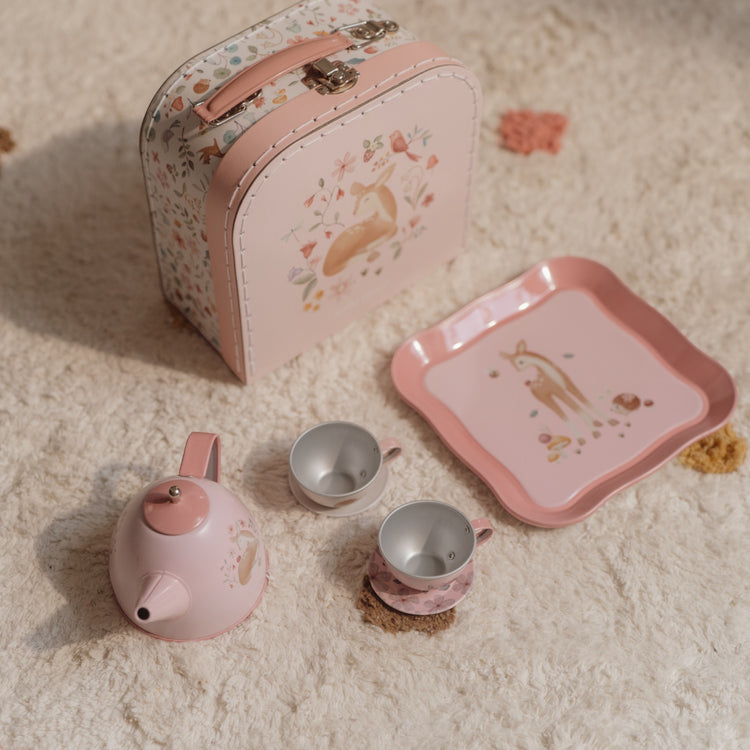 LITTLE DUTCH. Fairy Garden Tea Set In Suitcase