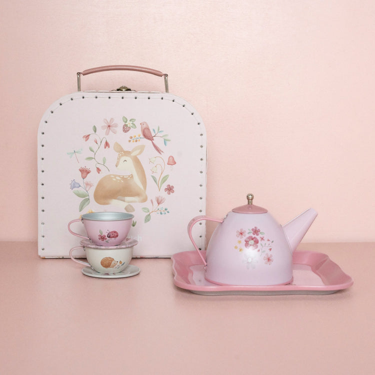 LITTLE DUTCH. Fairy Garden Tea Set In Suitcase