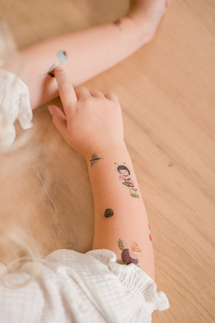 LITTLE DUTCH. Προσωρινά τατουάζ Rosa & Friends