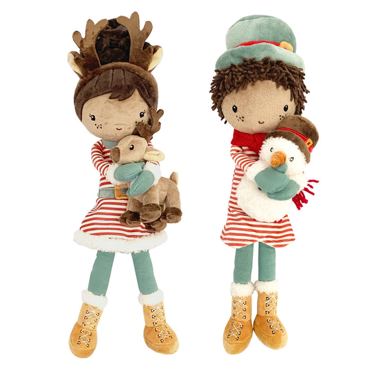 LITTLE DUTCH. Cuddle Doll Christmas Evi 35cm