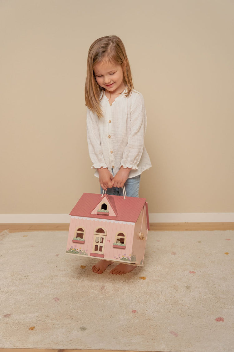 LITTLE DUTCH. Wooden portable dollhouse FSC