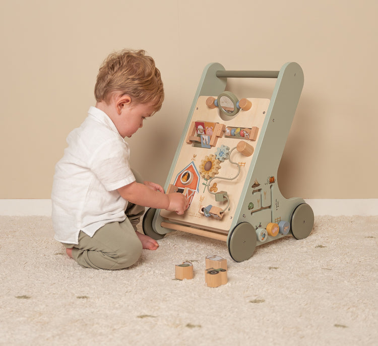 LITTLE DUTCH. Multi-activity Baby Walker Little Farm FSC