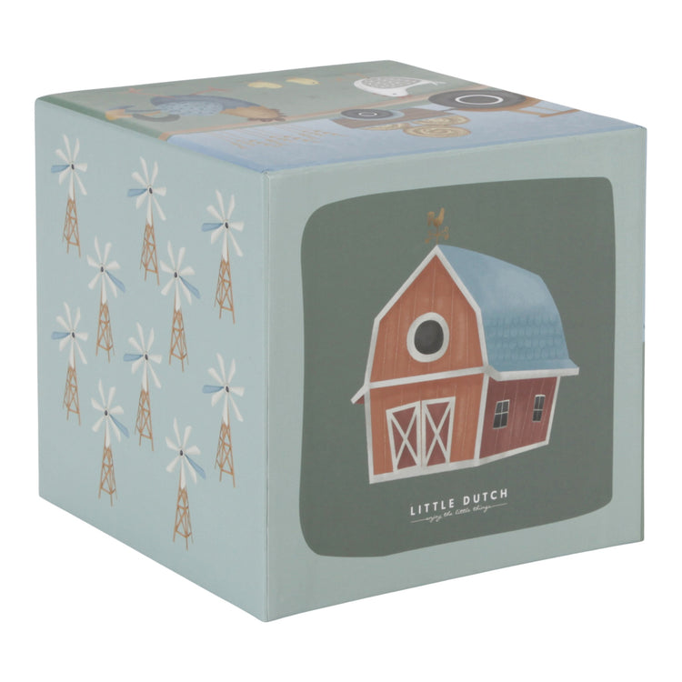 LITTLE DUTCH. Building Blocks cardboard Little Farm FSC