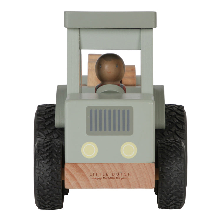 LITTLE DUTCH. Tractor with trailer Little Farm FSC