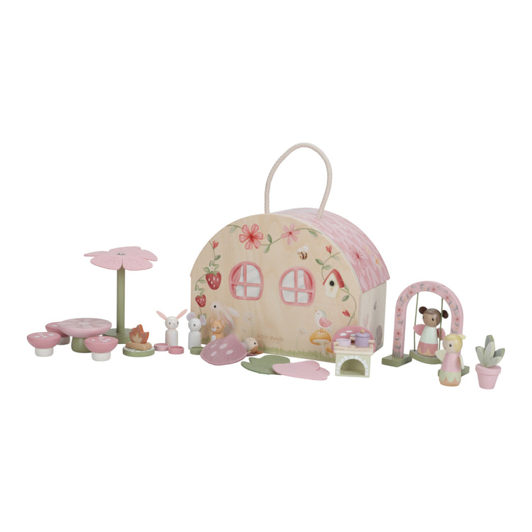 LITTLE DUTCH. Ξύλινο κουκλόσπιτο Fairy Garden FSC