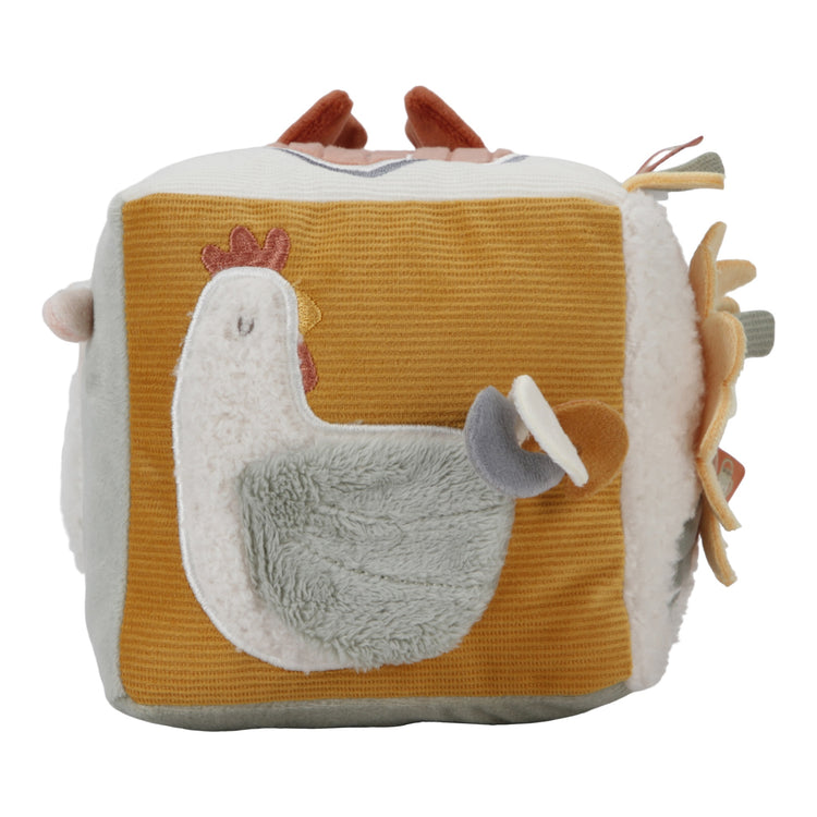 LITTLE DUTCH. Soft activity cube Little Farm