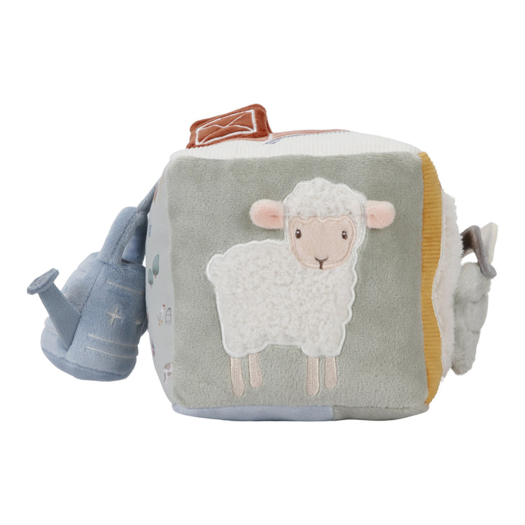 LITTLE DUTCH. Soft activity cube Little Farm