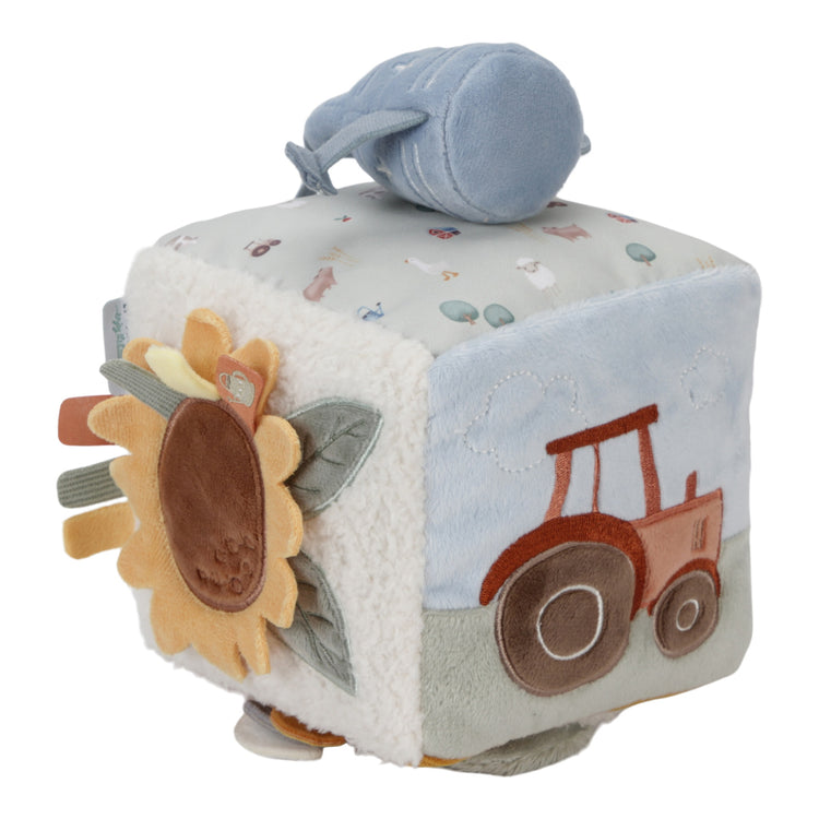 LITTLE DUTCH. Soft activity cube Little Farm