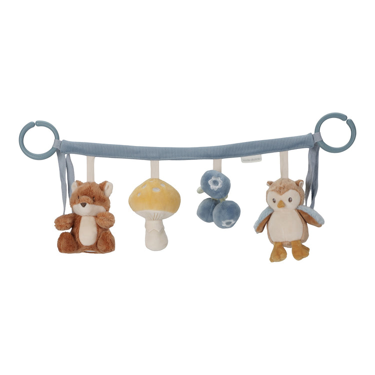 LITTLE DUTCH. Car seat toy Forest Friends GRS