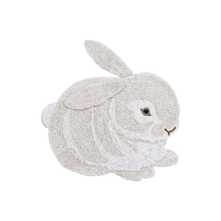 Lorena Canals. Washable Animal Rug Bunny 130x135