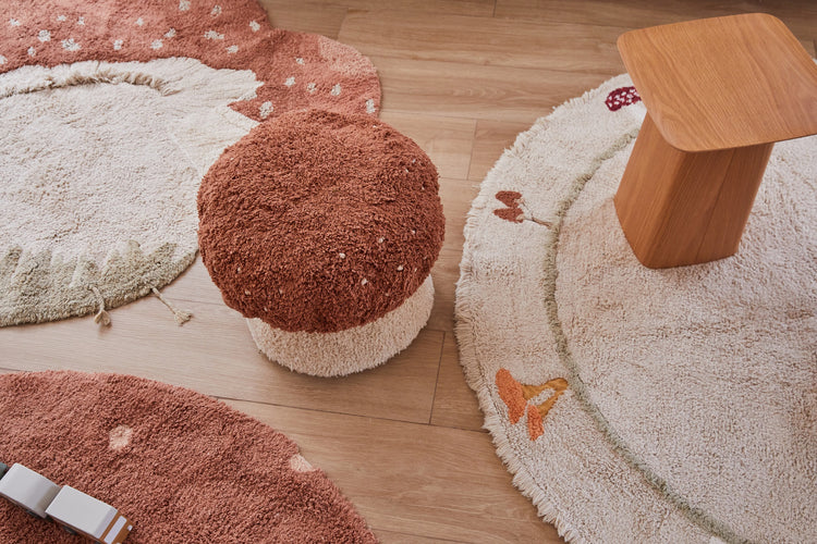 Lorena Canals. Washable rug Boletus 120 x 120 cm