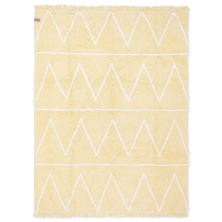 Lorena Canals. Washable Rug Hippy Yellow
