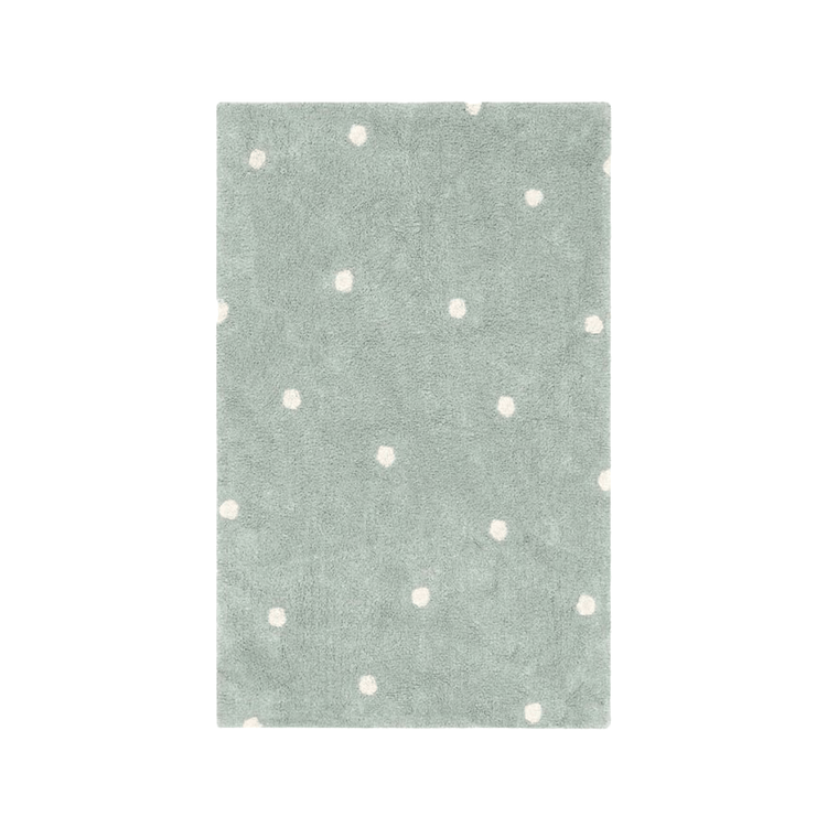 Lorena Canals. Washable rug Mini Dot - Blue Sage 100 x 150 cm