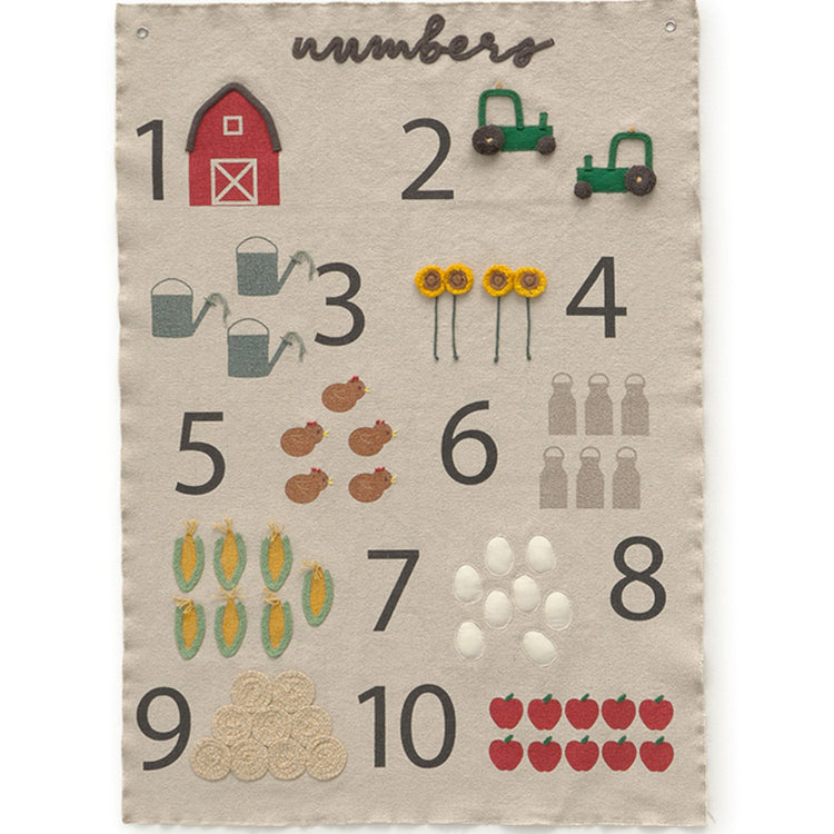 Lorena Canals. Wall Hanger Farm Numbers