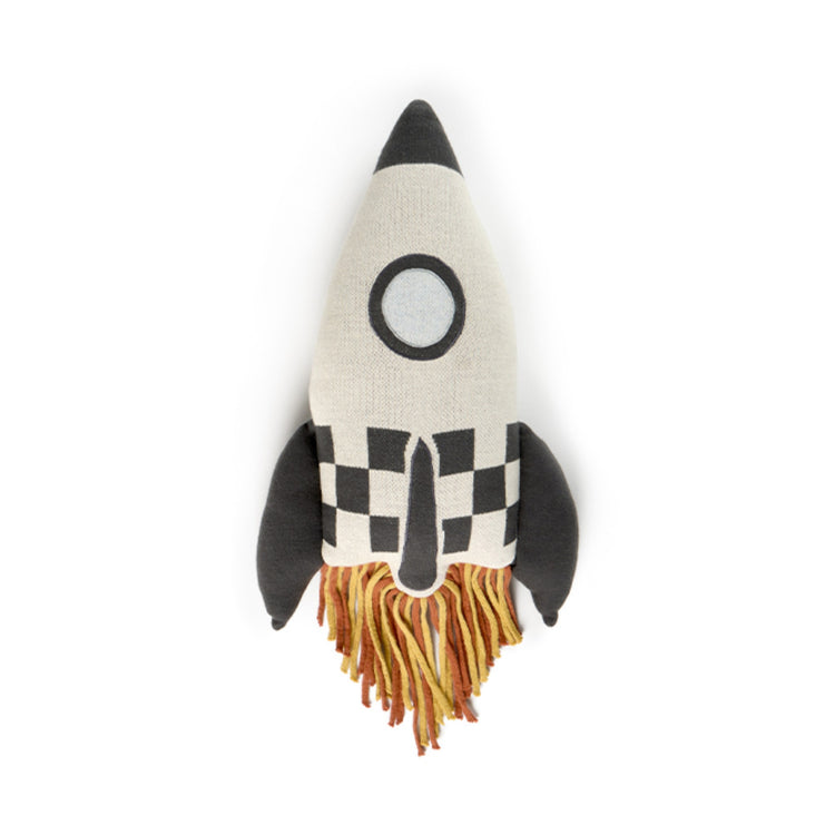 Lorena Canals. Knitted Cushion Rocket 22x41 cm