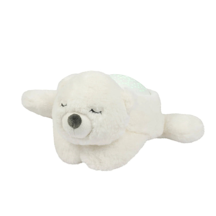 LAPIDOU. Night light projector polar bear (white)