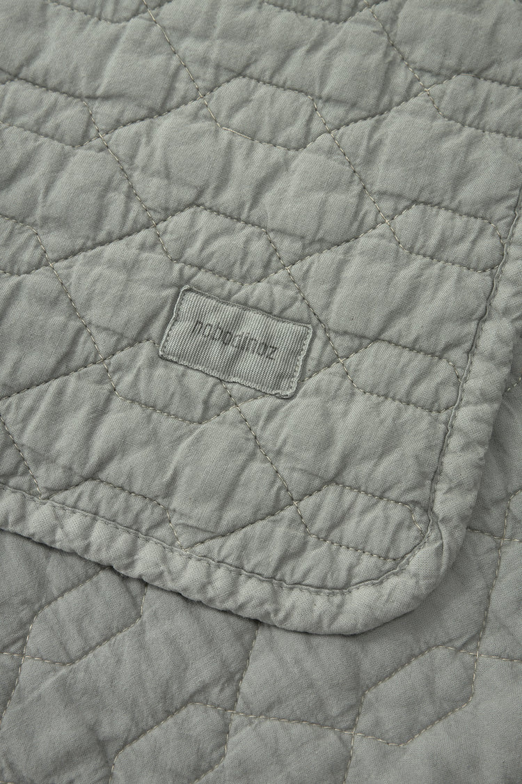 WABI SABI. Quilted blanket Azure 100x135