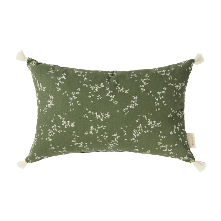 STORIES. Tassels Cushion Green Jasmine