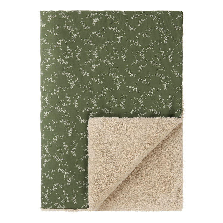 STORIES. Winter Blanket Crib Green Jasmine 100x140