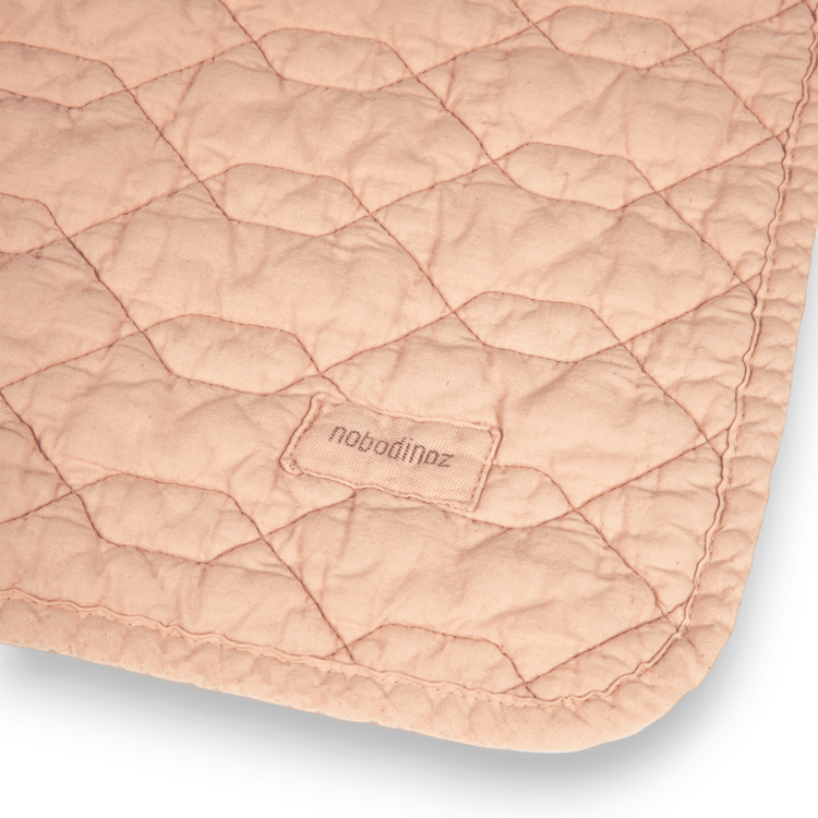 WABI SABI. Quilted blanket 100x135 Powder Pink