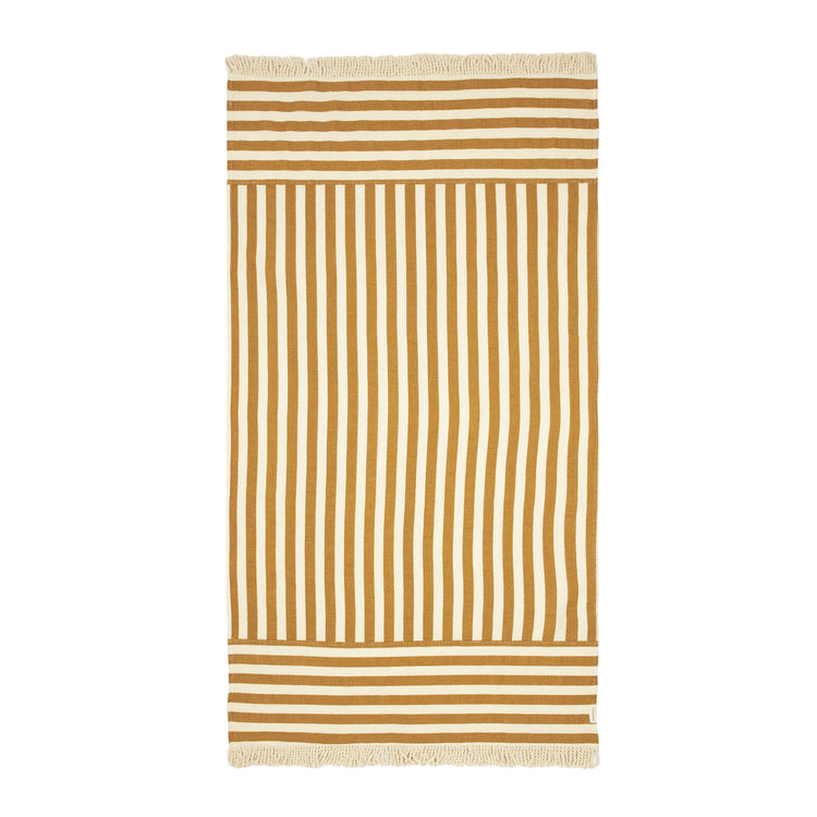 PORTOFINO. Beach towel Portofino Honey Stripes Waffle