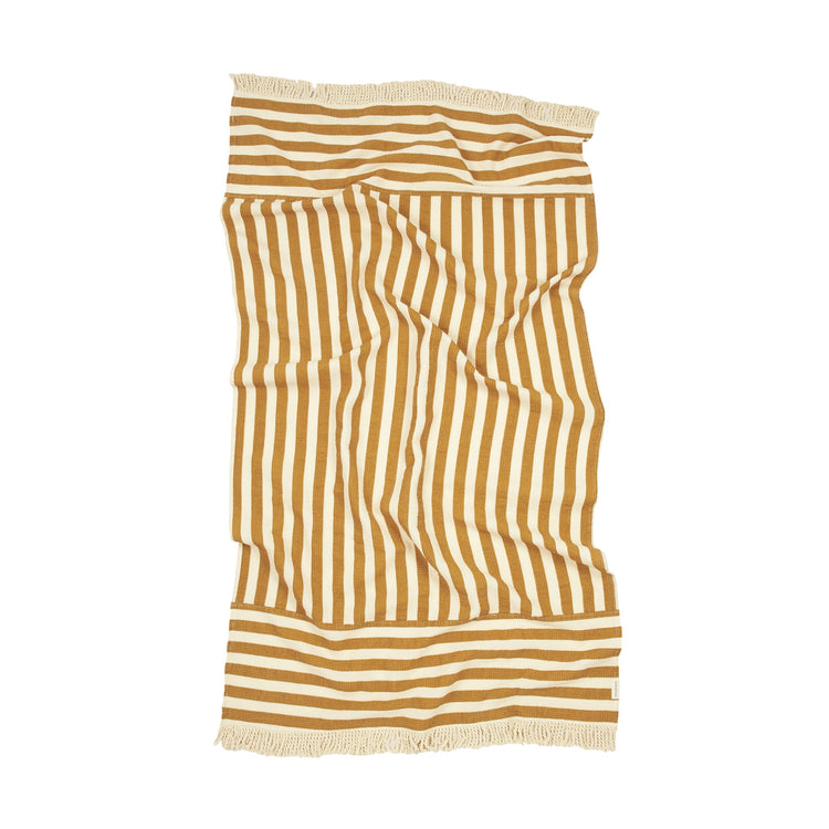 PORTOFINO. Beach towel Portofino Honey Stripes Waffle
