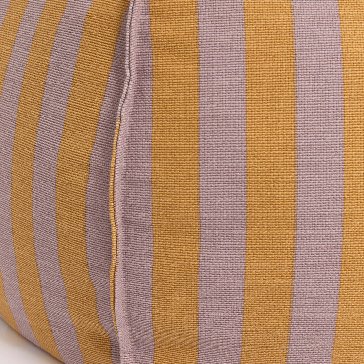 VIBES. Πουφ Lilac Yellow stripes